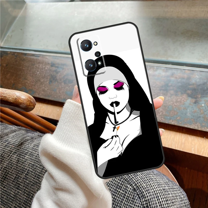 شقيقة نمط راهبة مثير فتاة القضية ل Realme 15 برو 11 12 13 14 برو زائد C65 C67 C61 C53 C55 C51 C25 C63 C71 C75 GT6 GT7 #6