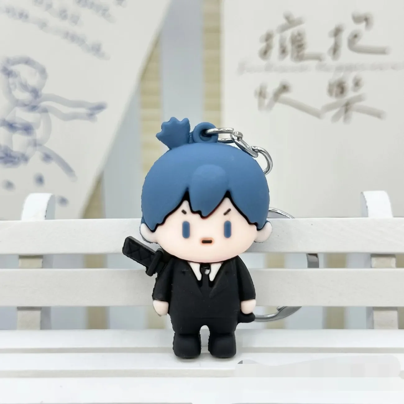 New Chainsaw Man Keychain Cartoon and Cartoon Toy Ornaments Children's Backpack Charms Car Gifts Car Decorations Bilibili Gifts image 5