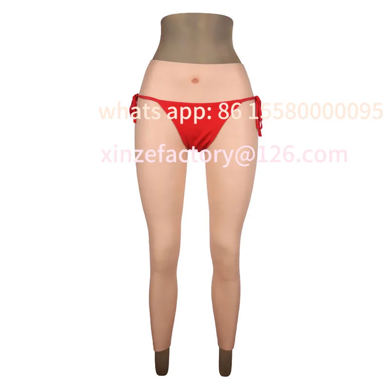 

Customizable Shaped Nine-Point Pants Simulation Women's Silicone