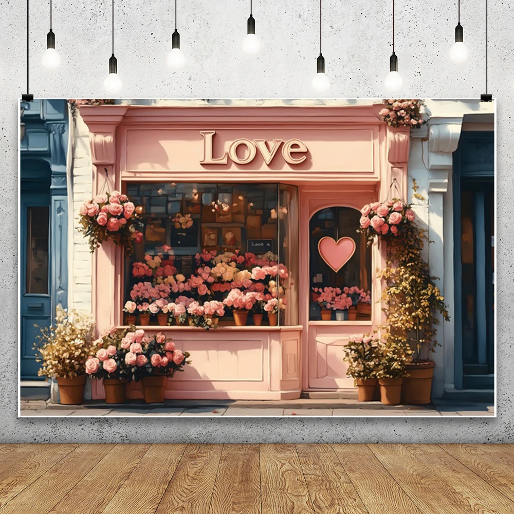 عيد الحب ديكور حفلات خلفية التصوير الفوتوغرافي الحب زهور الورد متجر صورة التصوير خلفية استوديو يطلق النار الدعائم