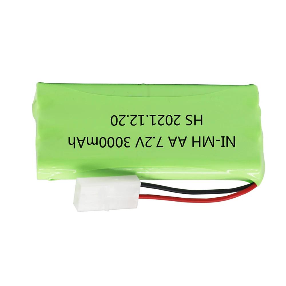 7.2V 3000mah NI-MH AA battery for Remote control electric toys boat car truck accessories upgrade 7.2 V 2400 mah aa nimh battery