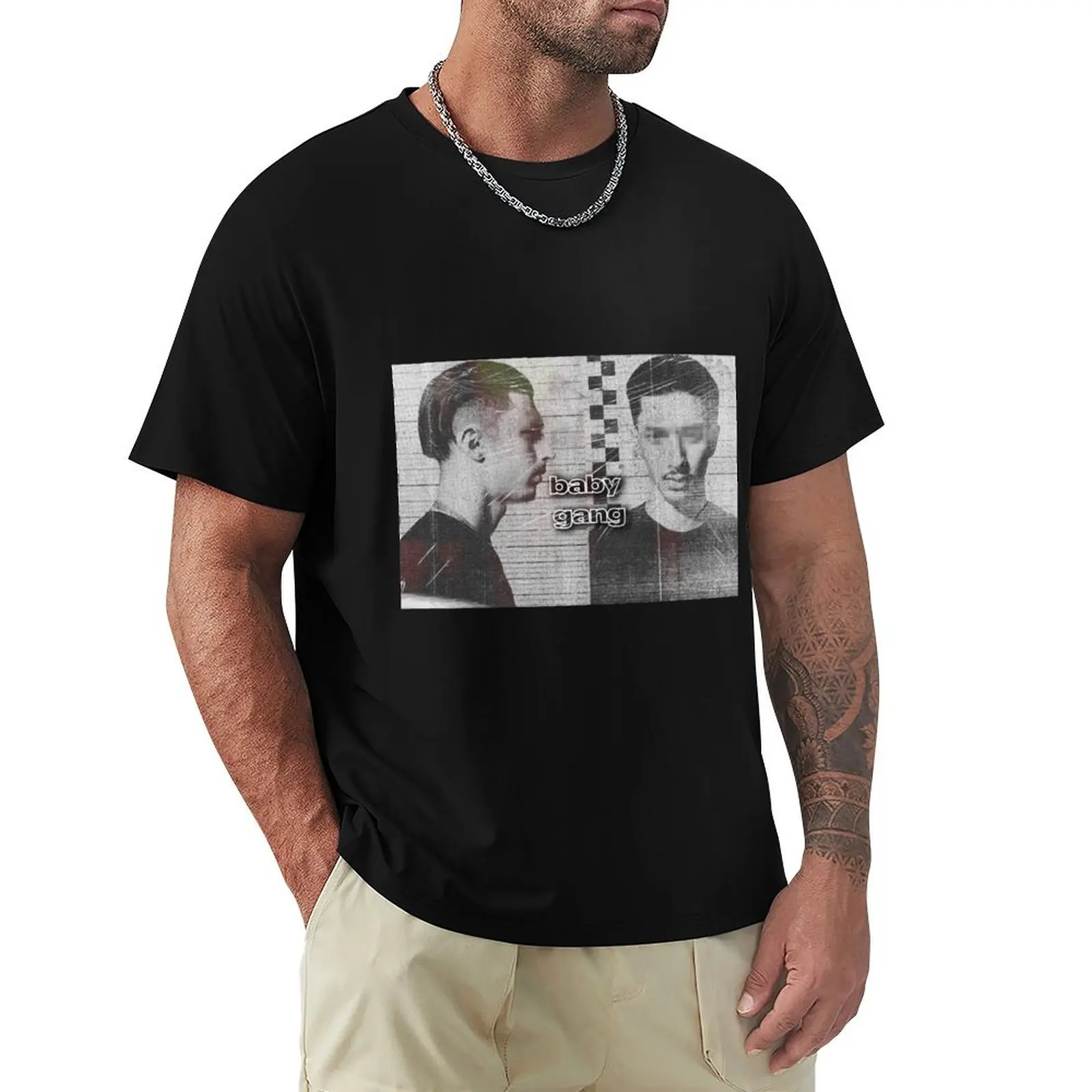 

Baby gang aesthetic drill rapper design T-Shirt vintage clothes quick-drying mens t shirts top quality