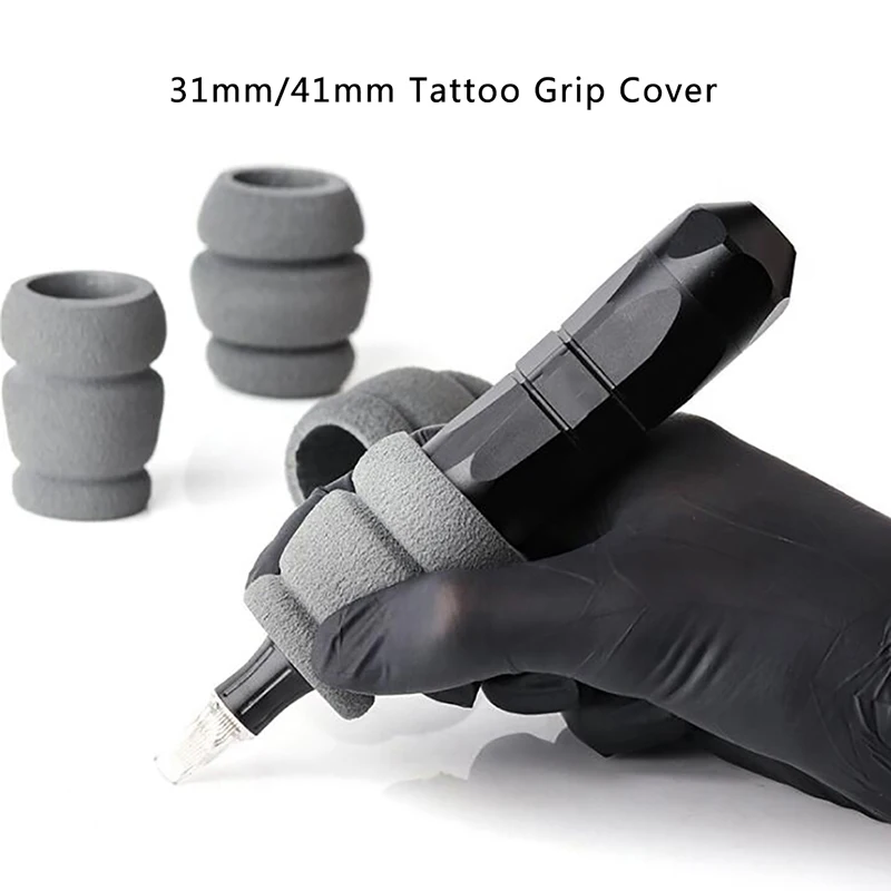 1 Stuks 31/41Mm Traagschuim Tattoo Grip Cover Tattoo Machine Pen Machine Cover Tool