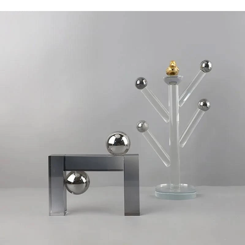 

Crystal Geometric Ornaments Modern Crafts Desk Decoration Transparent Branch Abstract Artwork Room Aesthetic Decor