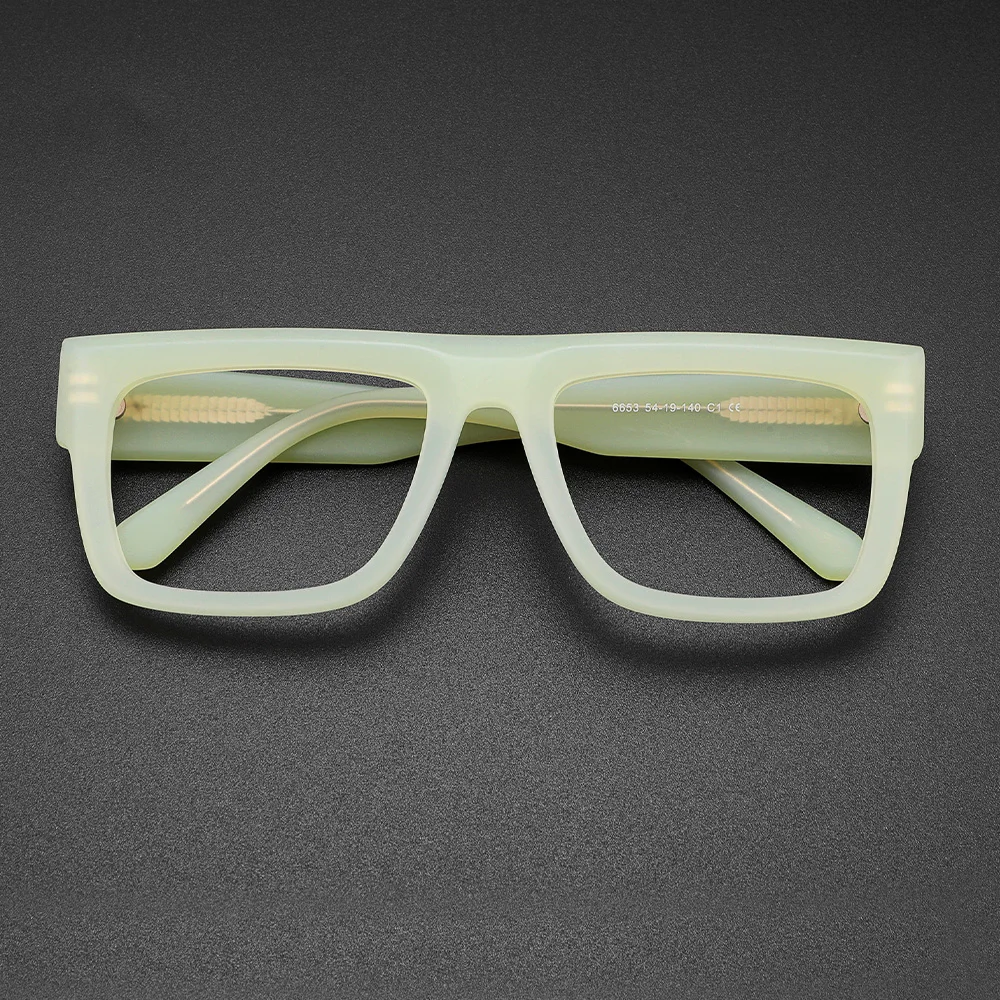 Trendy Chunky Photochromic Sunglasses Chameleon Square Frame Shades UV400 High Quality Prescription Optical Presbyopic Eyewear