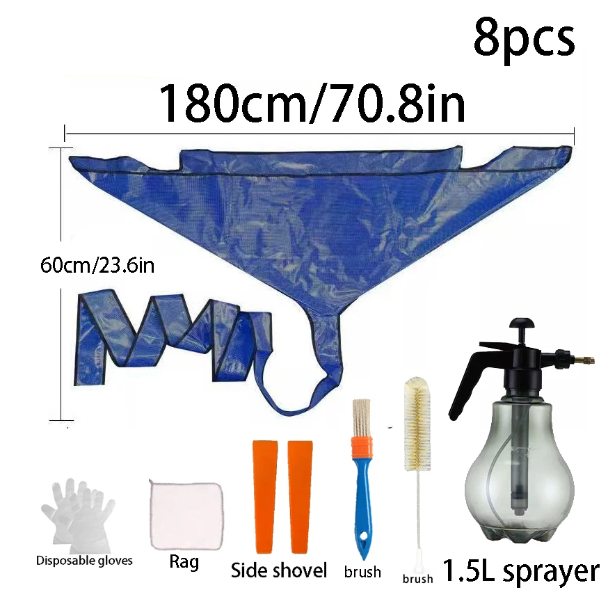 

180cm large-sized summer air conditioner cleaning cover hanging AC water bag thicken tools suitable for all air conditionersed