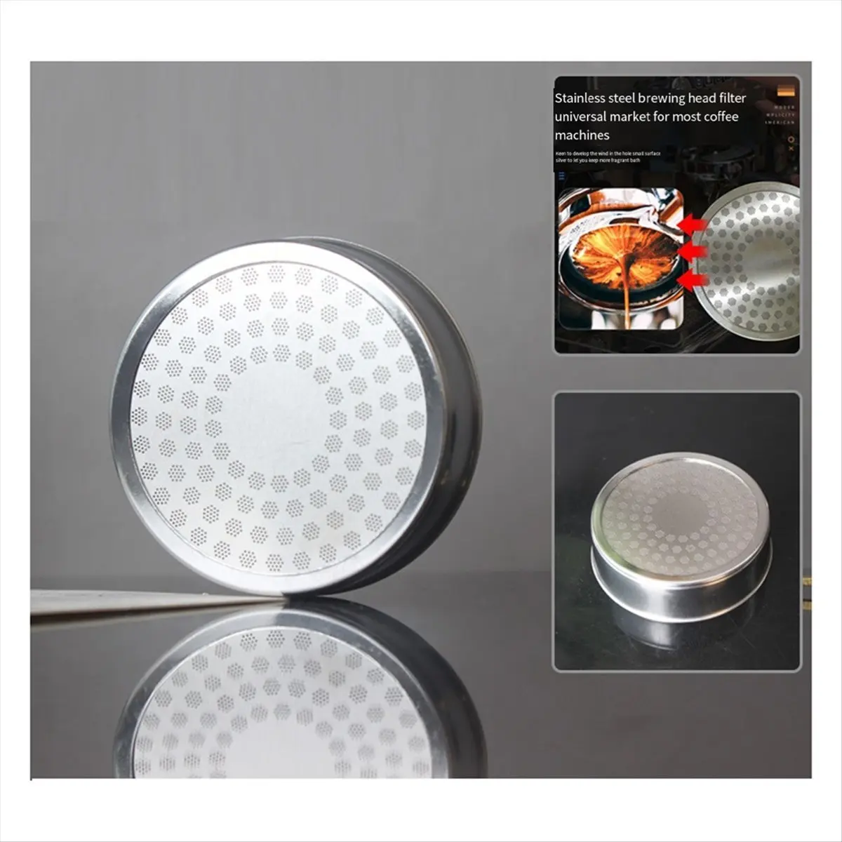 A20M Shower Screen Replacement for E61 Espresso Group Head Coffee Machine,Coffee Machine Boiling Head Filter Shower Filter