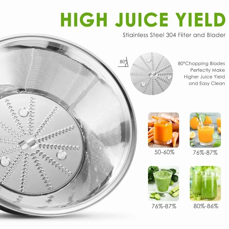 New Style blender1000W masticating juicer stainless steel Citrus Juicer,  centrifugal juicer machine food processor