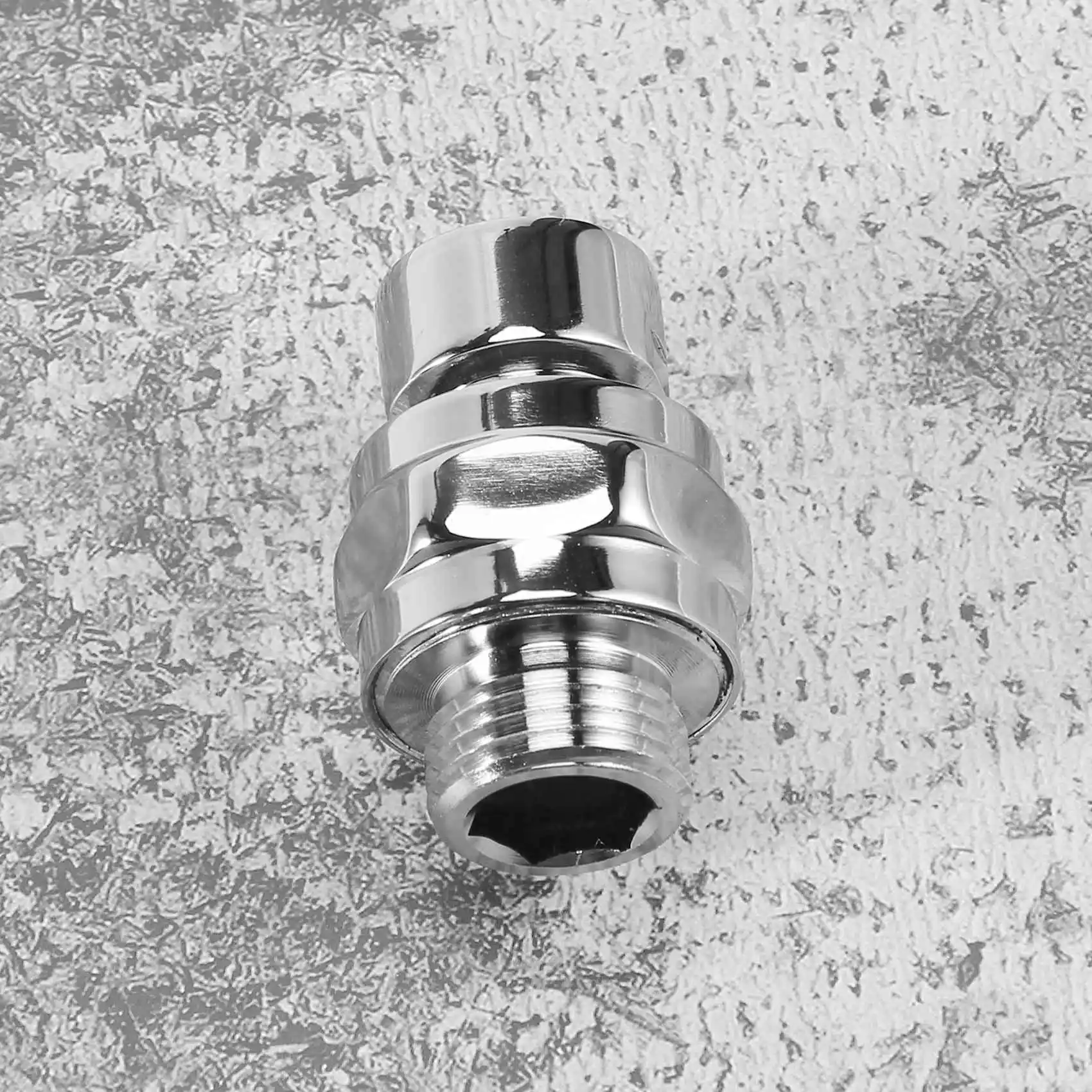 AA81-Brass Chrome Ball Joint Shower Head Angle Adjustable Swivel Adapter