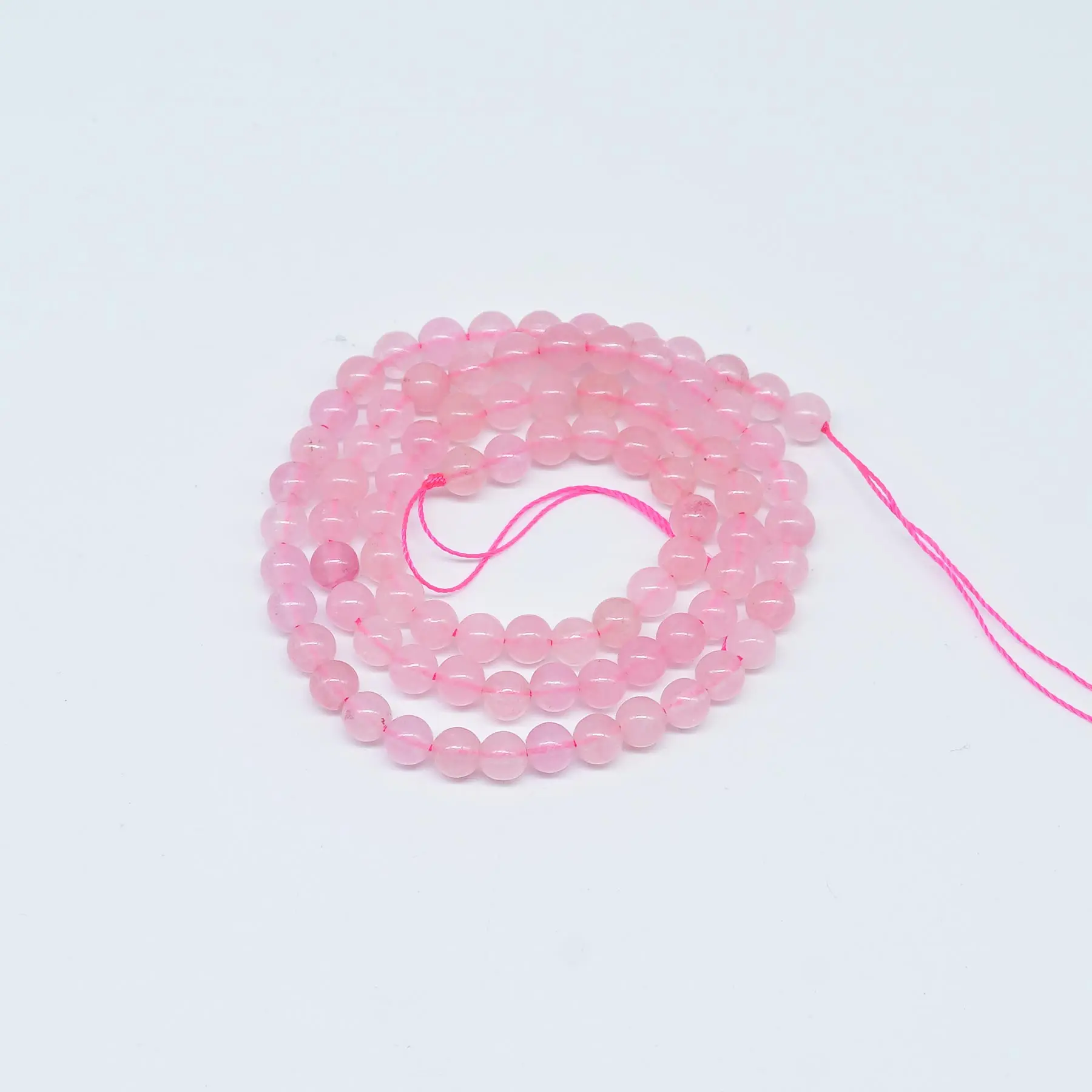 Natural Rose Quartz Stone Beads Faceted Cat Eye Round Loose Beads For Jewelry Making DIY Bracelets Necklace Accessories