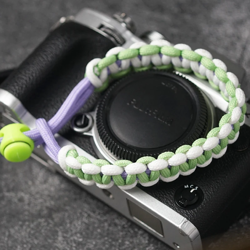 For Sony Canon Fujifilm Leica Nikon Camera Strap Wrist Band Hand Wrist Band Lanyard Nylon Rope Camera Wrist Strap Decoration