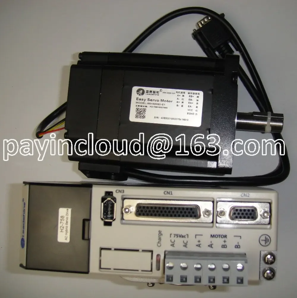 

2-фазный Гибридный Серводвигатель 8N.m 86HSM80-E1 + Гибридный Серводвигатель фонарь с кабелем кодировщика 8 м Leadshine Новинка