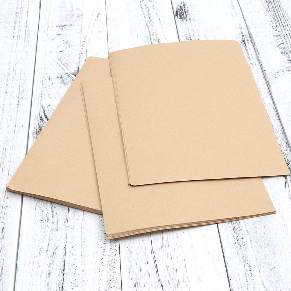 

200 Pcs Kraft Painting Drawing Children's DIY Handmade Production Hard Student Art Blank Copy