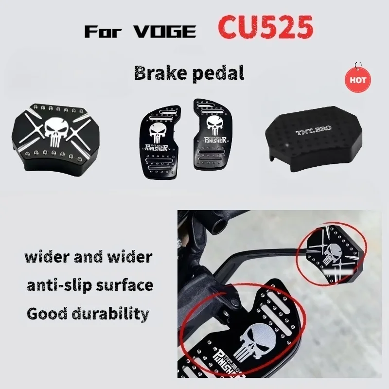 For VOGE CU525 modified front and rear shift levers, widened and enlarged pedals, shift levers, brake pedals