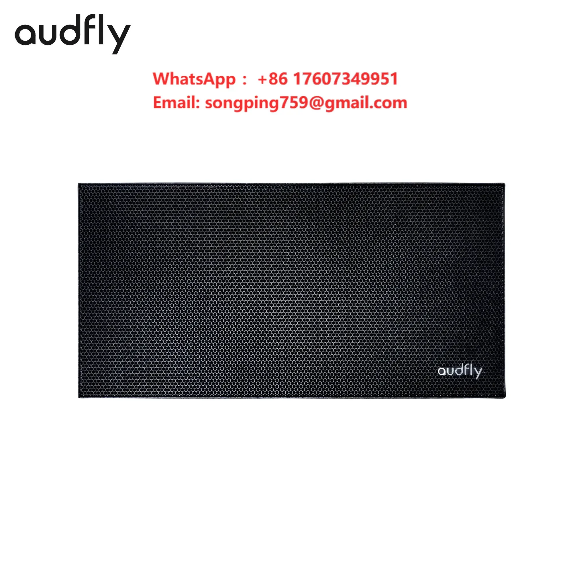 Audfly Immersive Auditory Experience Vesa Mounted Slim Customizable Sound Zones Ultrasonic Directional Loudspeaker for Museums