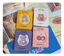 40 Pockets Ins 3 inch Bear Polaroid Photo Album Small card Inset Loose-leaf Storage Book Bts Photocard Korea Instax Album