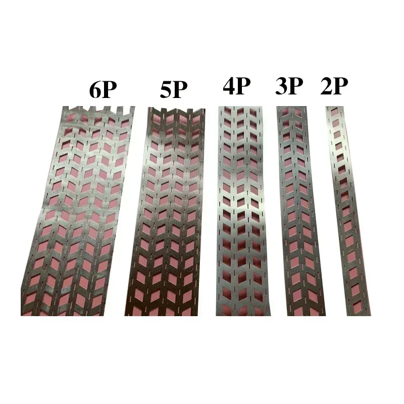 1kg 2P/3P/4P/5P/ 6P Misaligned Nickel Stript Spot Welding18650 Li-ion Battery  Plated Nickel Steel Stript  Spot Welding Sheet