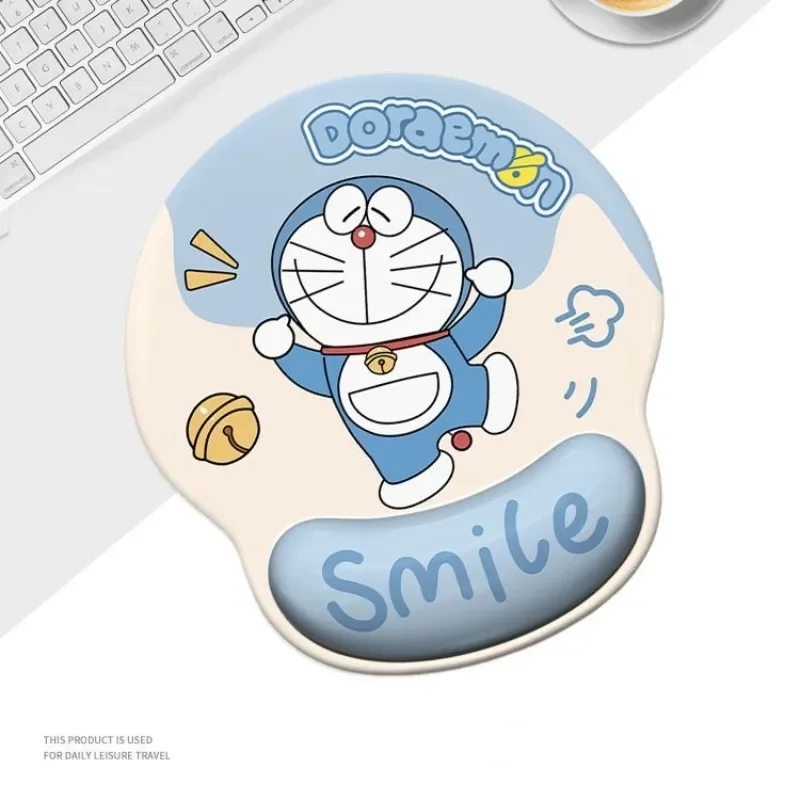 Cartoon Doraemon Mouse Pads for Computer Laptop Accessories Gaming Mouse Pad Girls Office Mousepad with Wrist Protection Pads