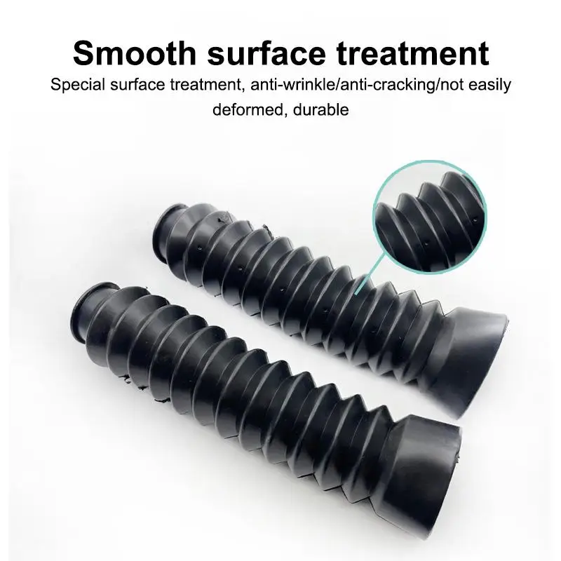 NEW Universal Motorcycle Front Shock Absorber Dust Cover Rubber Protective Sleeve For CG125 Motorbike Front Fork Accessories