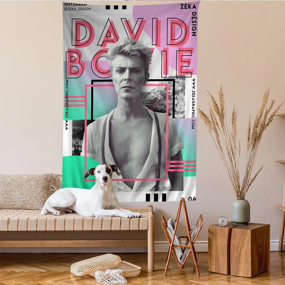 British Rock Singer D-David_B-Bowie Anime arazzo appeso tarocchi Hippie tappeti da parete dormitorio Home Decor