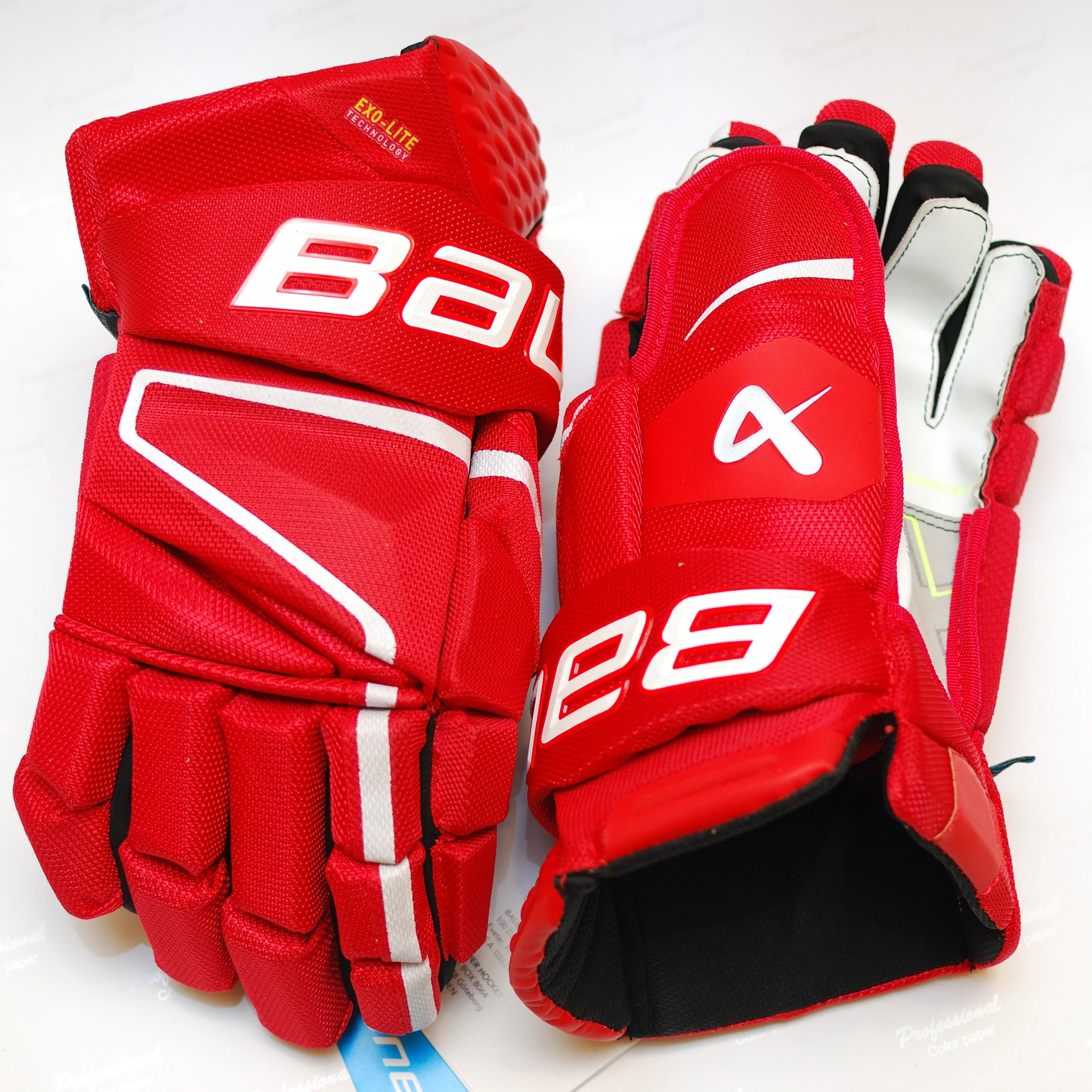 Hyperlight-guantes de Hockey sobre hielo para atletas profesionales, marca BAU Hyperlight, 10, 11 y 12 pulgadas, 1 par