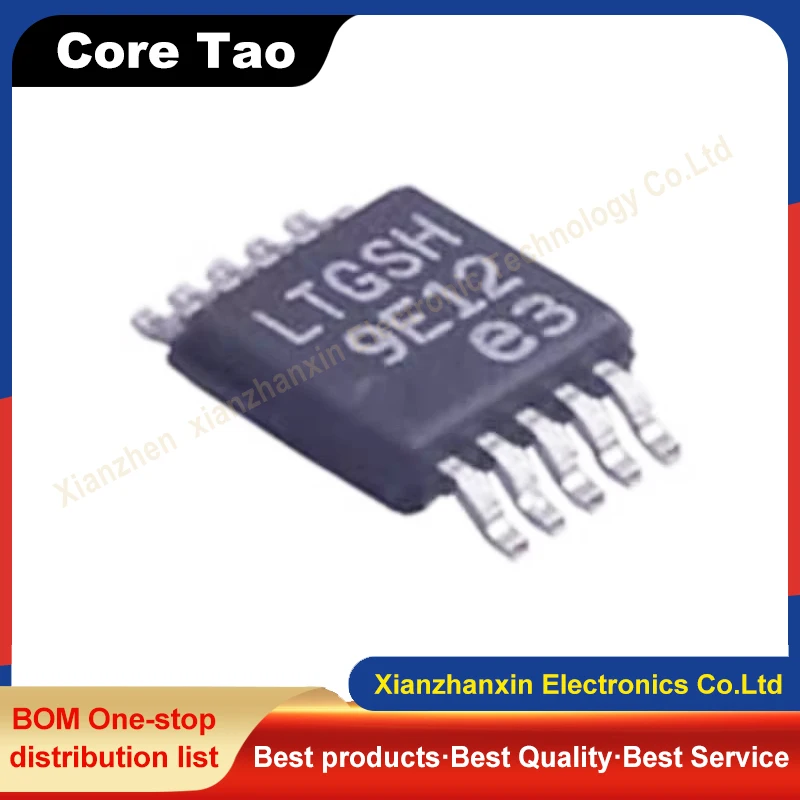 

1pcs/lot LT3042EMSE LT3042IMSE LT3042 Screen printing LTGSH MSOP10 Low voltage differential linear regulator chip