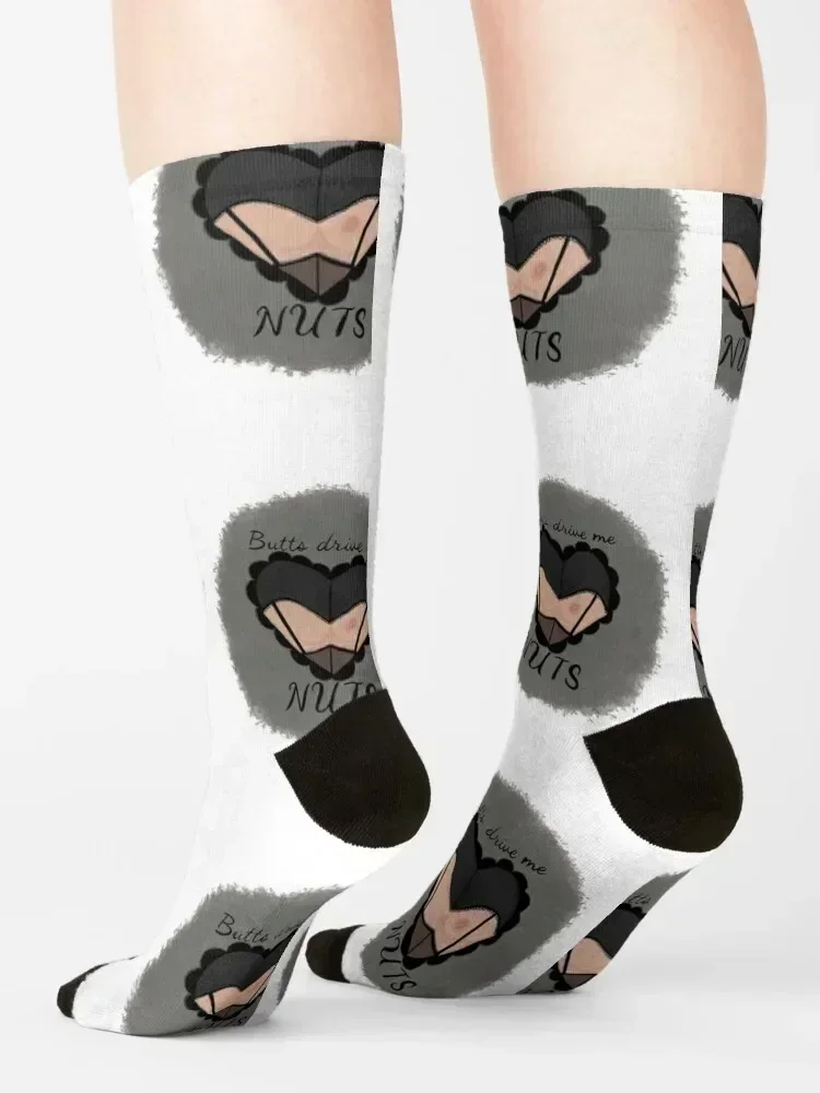 جوارب Butts Drive Me Nuts، هدايا شتوية، جوارب رياضية وترفيهية للهوكي الهيب هوب للفتيات للرجال