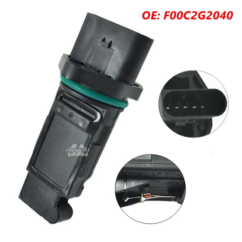 F00C2G2040 Mass Air Flow Meter Sensor MAF For Audi A3 A4 A6 VW Golf Passat Ford Galaxy Seat Skoda Fabia Octavia