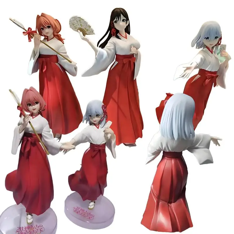 在庫あり トリオ・トライ・イット 結びを結ぶ アマガミ姉妹 ルミナスタ・アマガミ ユナ・アサヒ・ヨモエ フィギュア モデル コレクター おもちゃ ギフト