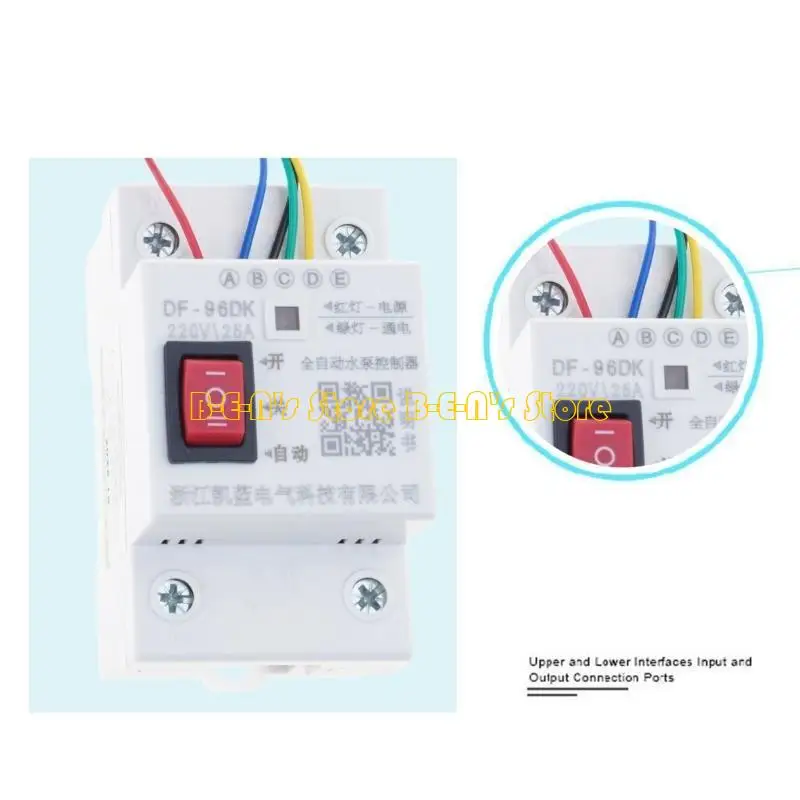 Y1AD DF-96ED Automatic Water Level Controller 10A 220V for Tank Liquid Height Detection Cistern Pump Switch With 3 Probes