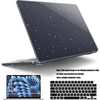 Funda de portátil con purpurina para Apple Macbook Air 13,3 A1932 A2179 15,3 A2941 A3114 Pro 13,3 A1706 A1708 A1989 A2159 A2251 A2289 Air 13