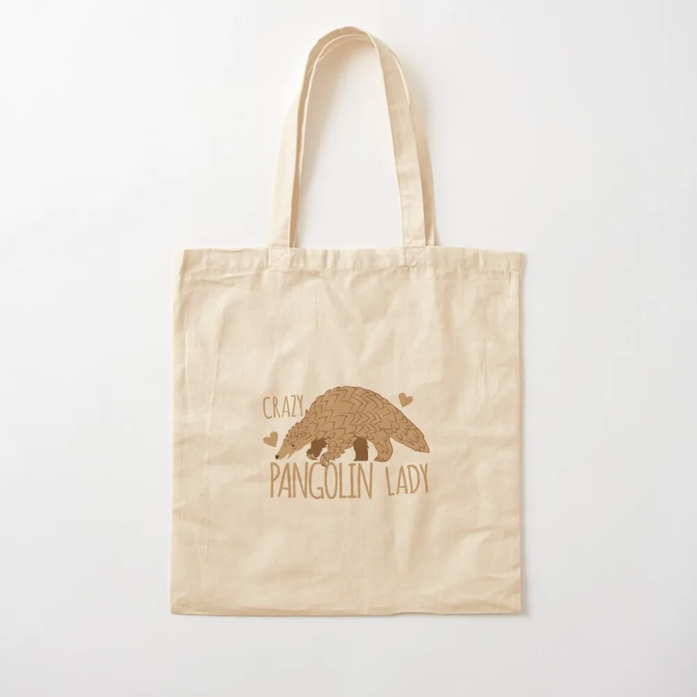 

Crazy Pangolin Lady Tote Bag shopping trolley bag canvas tote