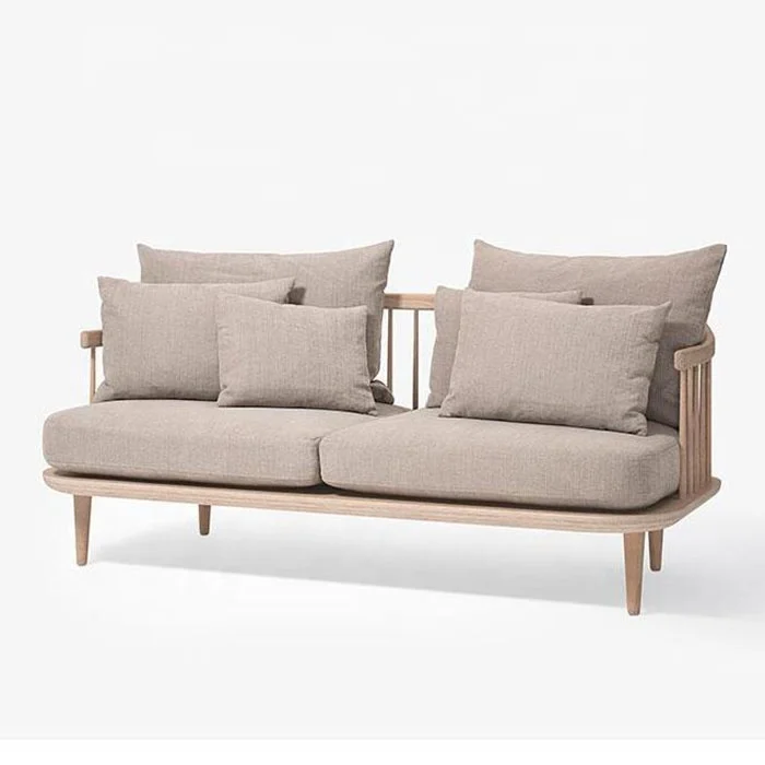 

/Nordic Japanese Concise Style Hotel Living Room Furniture Solid Wood Sofa Set Modern Couch