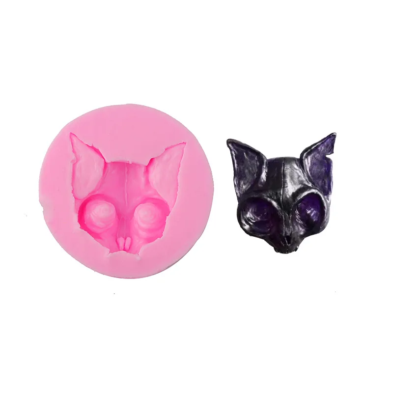 Cheshire Cat Kitchen Mini Window Cooking Tools Chocolate Ice Silicone Mold Baking Fondant Candy Sugar Craft