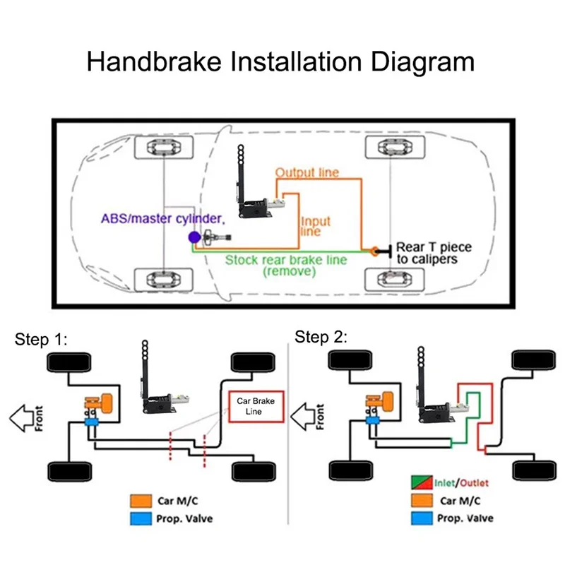 

Модификация автомобиля, универсальный гоночный расширенный гидравлический ручной тормоз, конкурентоспособный дрифт, длинная ручка, ручной тормоз