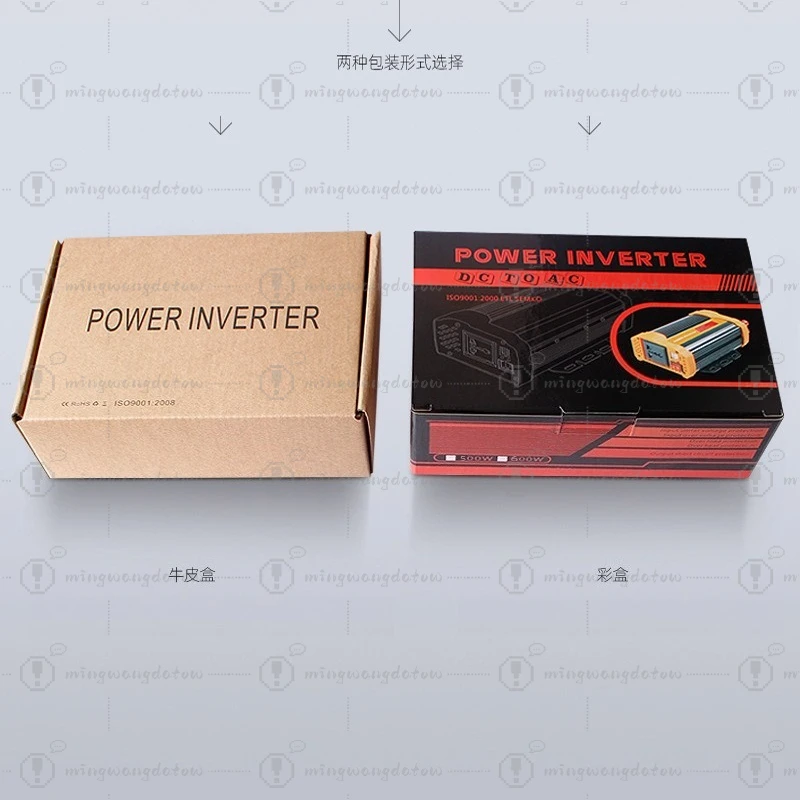 500W Modified Sine Wave Car & Household Inverter with German Socket, 12V/24V to 220V Power Converter