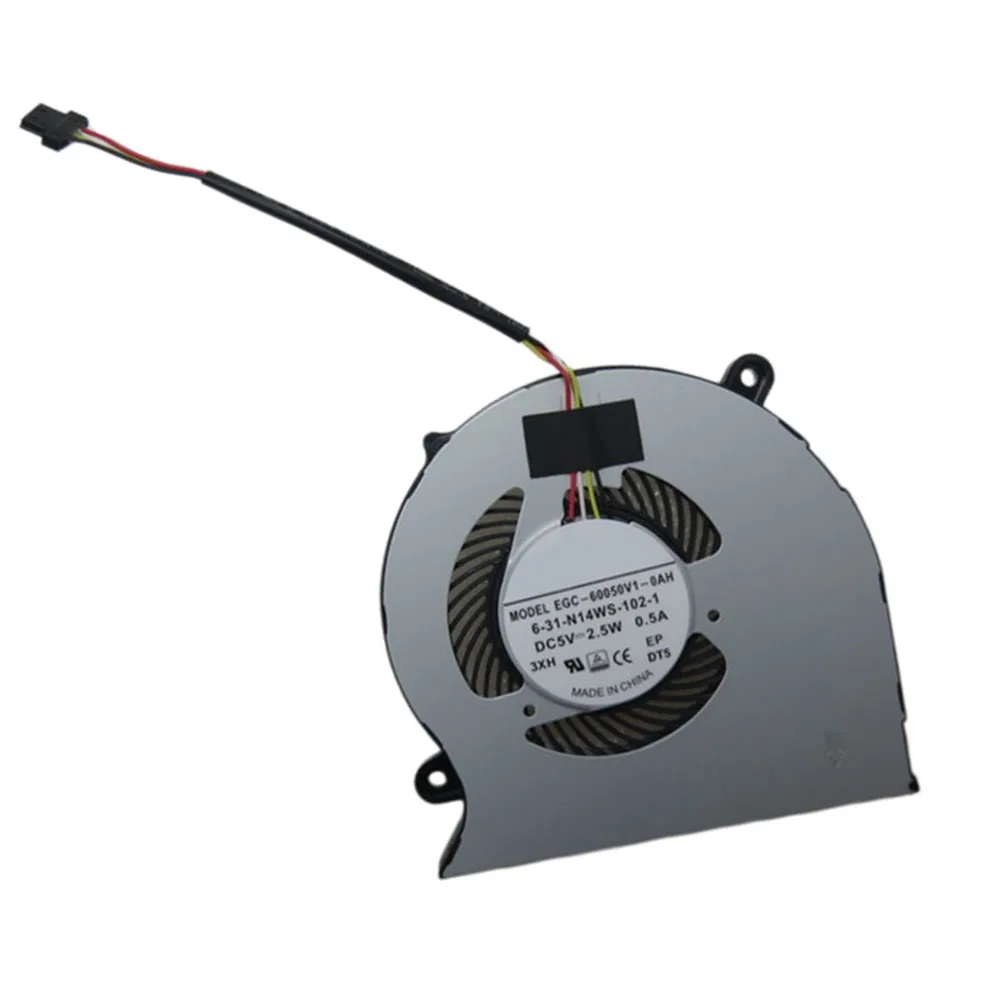 EGC-60050V1-0AH 6-31-N14WS-102-1 DC5V 2.5W 0.5A 4PIN 4Lines Laptop Cooling Fan New