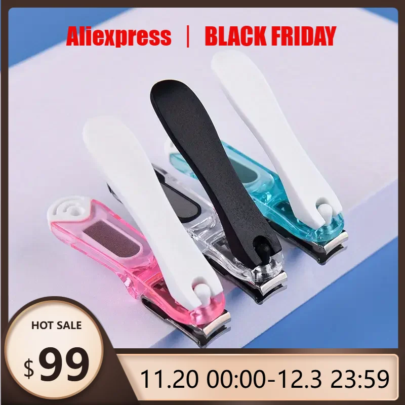 

Stainless Steel 360 Degree Rotat Multi-Functional Nail Clippers with Built-in Nail File Plate Trimming and Filing Manicure Tool
