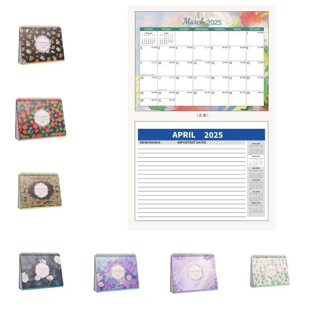 

New Paper Desk Calendar Home Decoration Stationery Calendar Desk Accessories Daily Planner