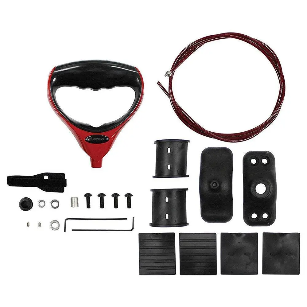 

Heavy Duty Trolling Motor Replacement Handle with Cushioned Grip, Stainless Steel Lift System for Bow Mount Motors