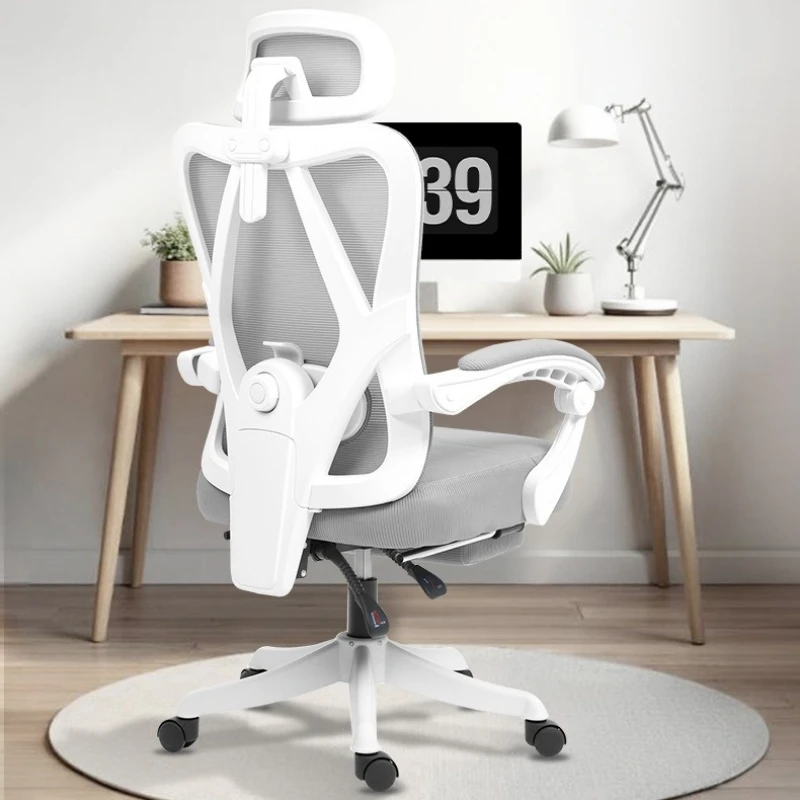 

waist support Computer chair Ergonomic relaxing comfortable sedentary armchair Rolling swivel sillas de gamer office furniture