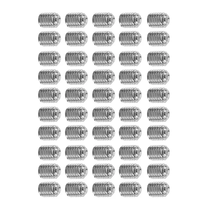 AFOURT-M3x4mm Stainless Steel Hex Socket Set Cap Point Grub Screws 150Pcs