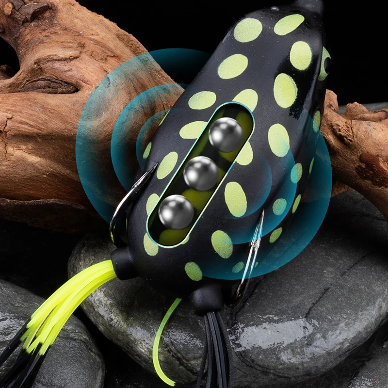 WEIHE Froschköder 6,8cm 17,5g Schwimmender Köder Angelzubehör – Detail 4
