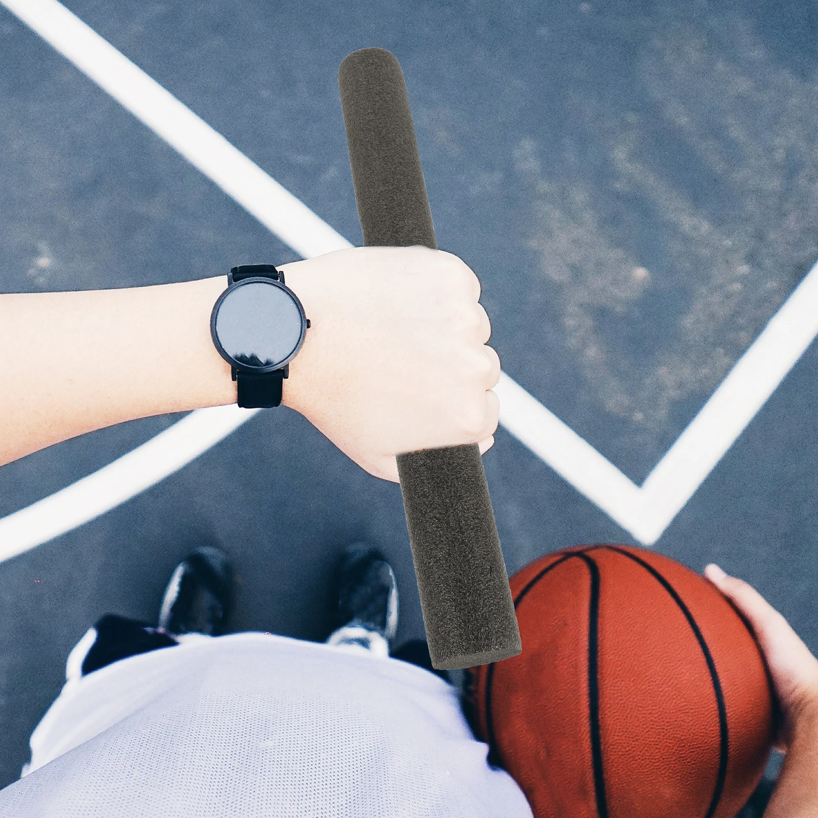 

45cm Sponge Basketball Training Bar Blocking Stick for Kids Adults No Tools Easy Assembly Portable Sports Equipment Jamming