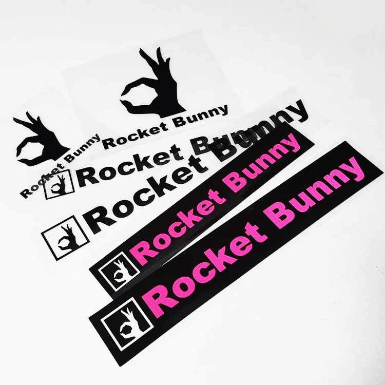 Car Styling Vinyl Decals Motorcycle Body Auto Window Tail Stickers for 86BRZ NNY ROCKET Bunny OK Gesture Pig