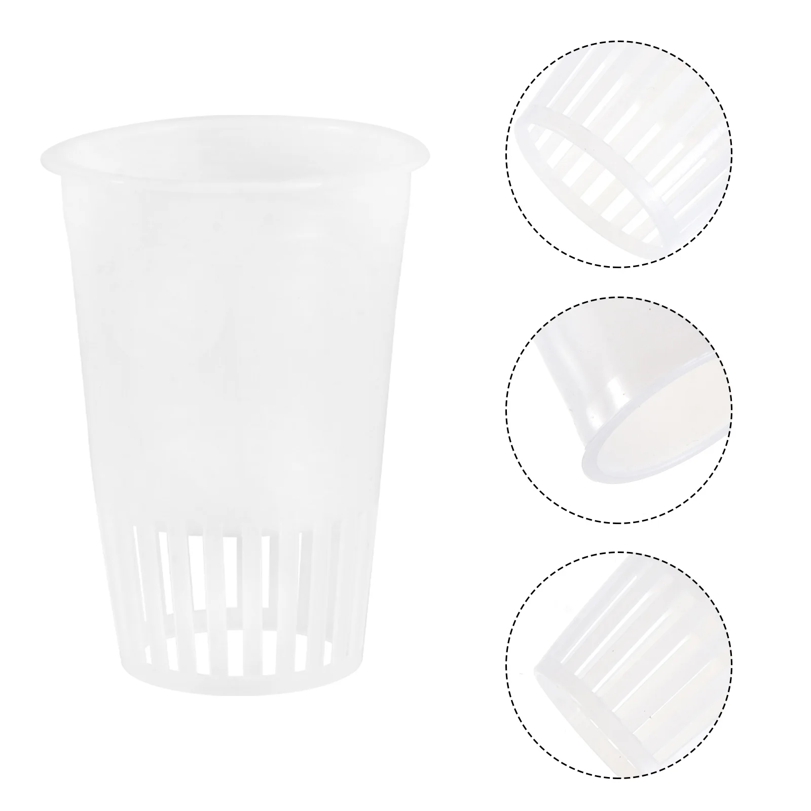 

30 Pcs Pots for Plants Planting Basket Rooter Culture Tool Garden Greenhouse Vegetables White Cups