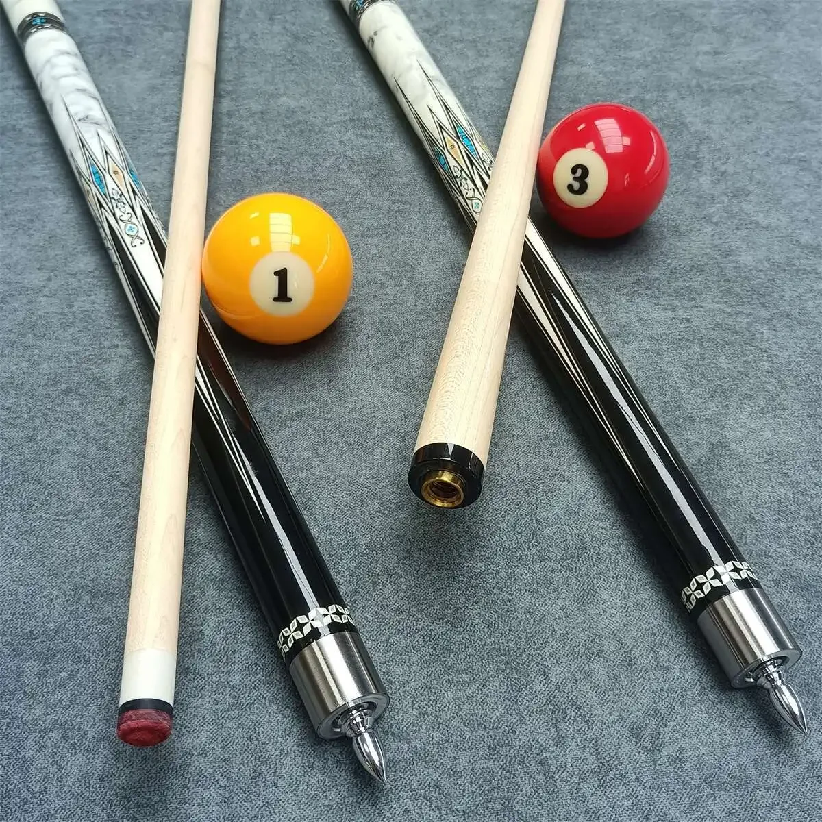 Billiards Small Head Medium Head Big Head Black Tech Black 8 Competition Chinese American Nine Pole Slocker Pool Club