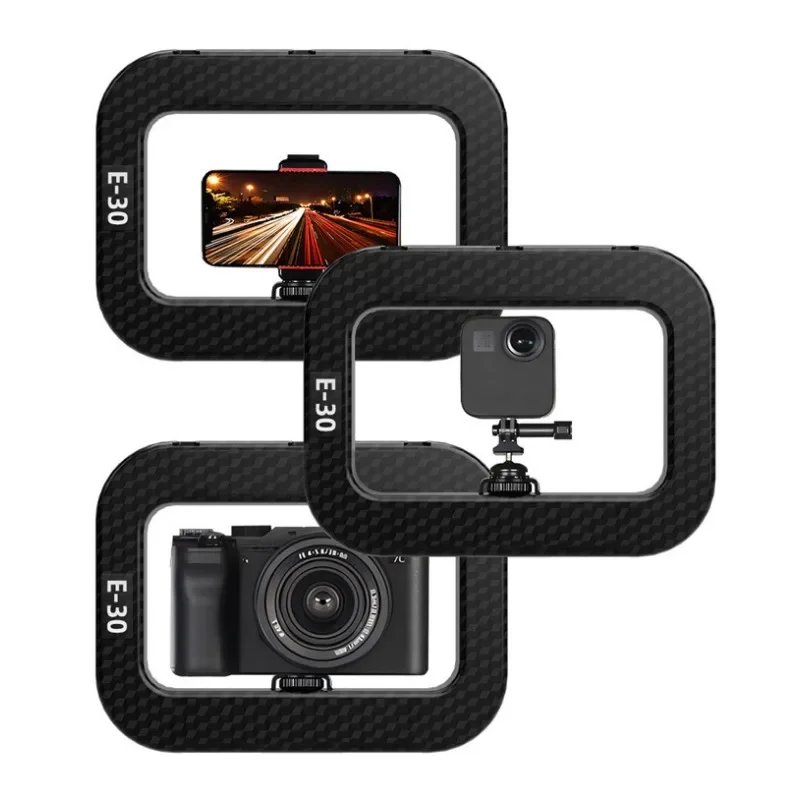 Rabbit cage handheld ring filling light portable mobile phone live broadcast special charging photography