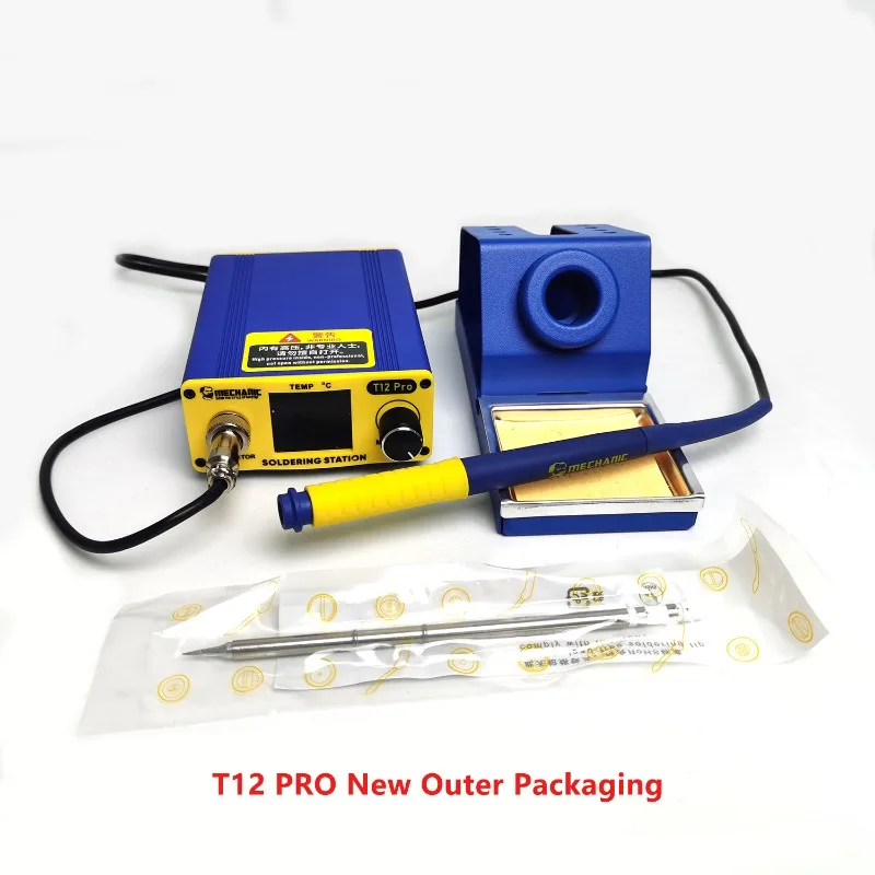 Mechanic T12 Pro Intelligent Anti-Static Digital Temperature Controller Soldering Station Electric Soldering Iron Quick Heating