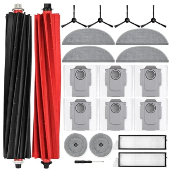 로보락 S8 Maxv 울트라 메인 사이드 브러시 헤파 필터 걸레 천, 먼지 봉투 로봇 진공 청소기 액세서리 